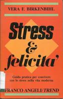 Copertina del libro "Stress & felicità" di Vera Birkenbihl